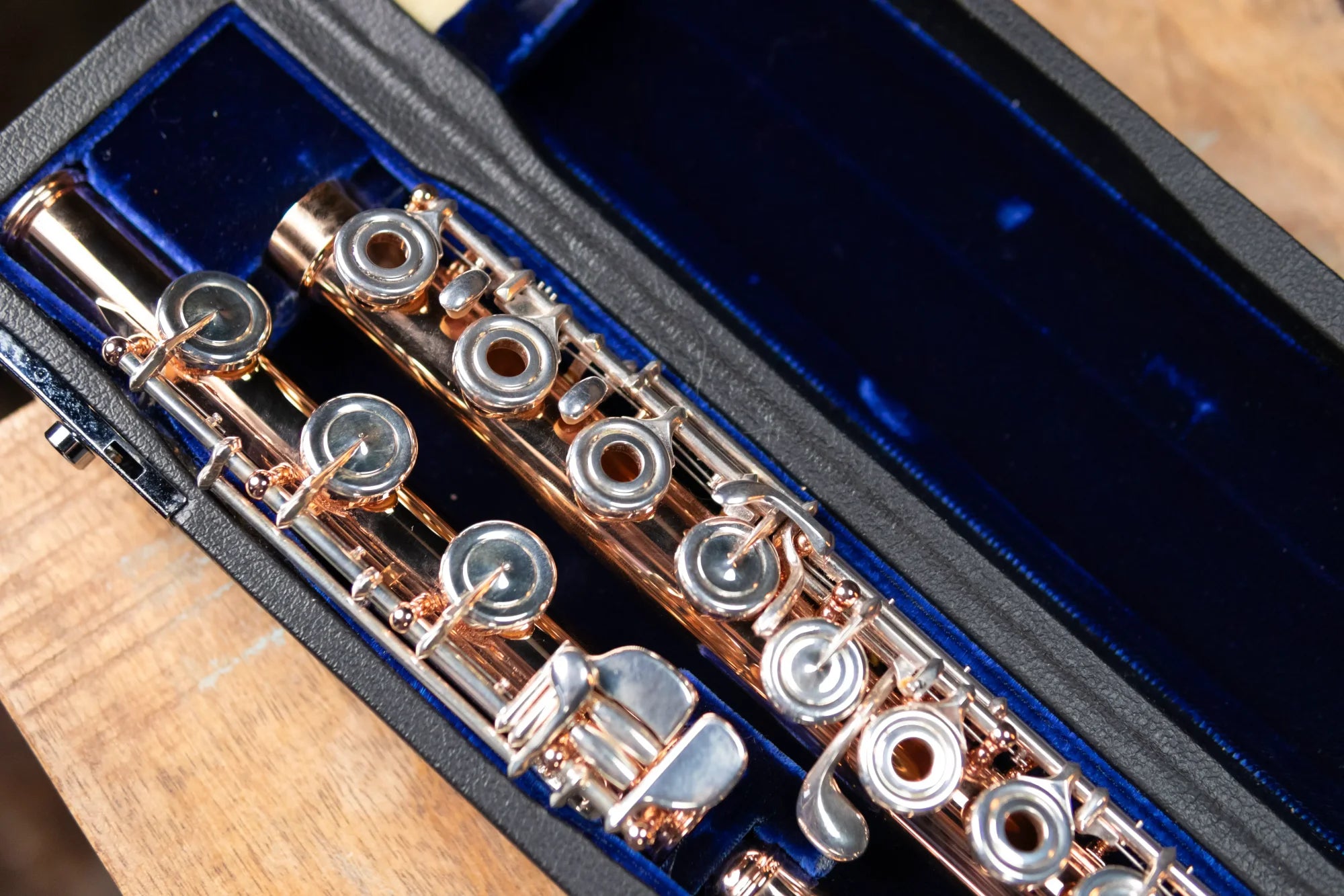 Powell-Sonare 708 Sonare Series Professional Gold Flute B Foot / Open Hole / Offset G / Split E