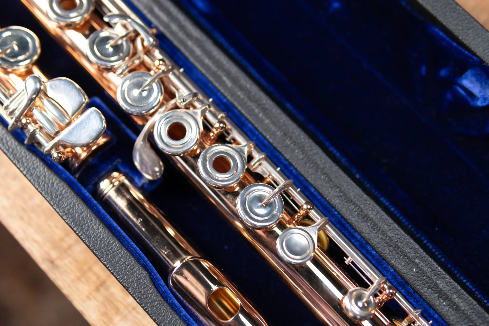 Powell-Sonare 708 Sonare Series Professional Gold Flute B Foot / Open Hole / Offset G / Split E