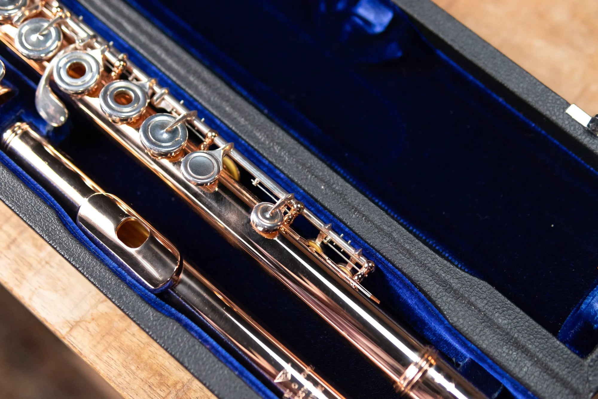 Powell-Sonare 708 Sonare Series Professional Gold Flute B Foot / Open Hole / Offset G / Split E
