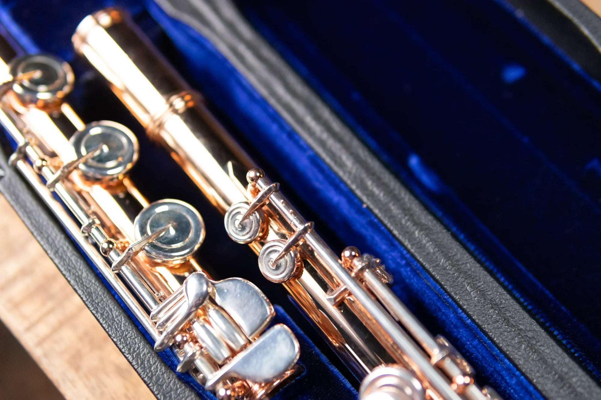 Powell-Sonare 708 Sonare Series Professional Gold Flute B Foot / Open Hole / Offset G / Split E