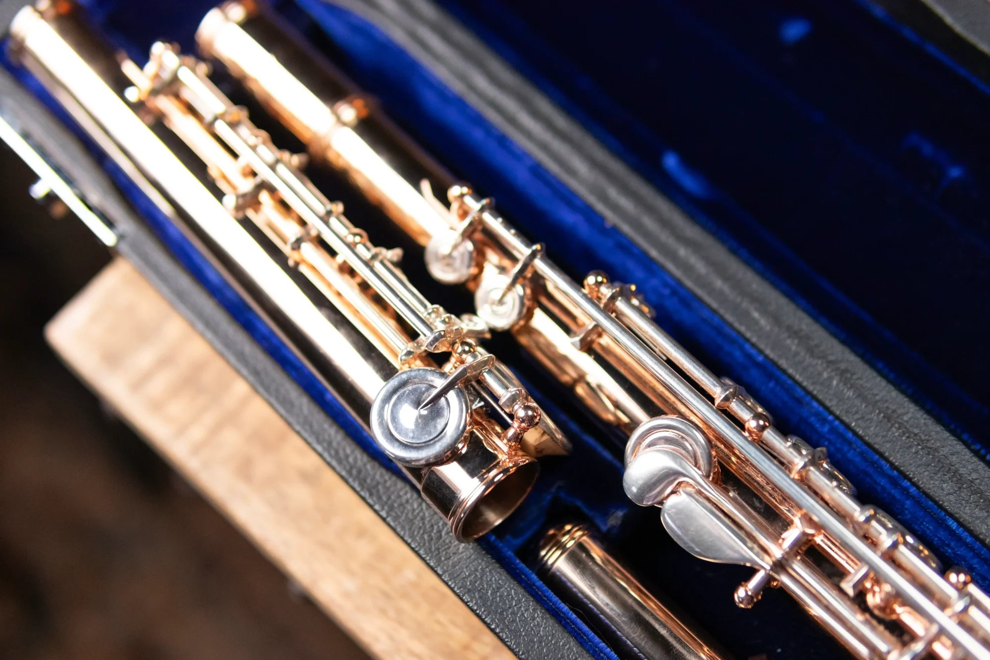 Powell-Sonare 708 Sonare Series Professional Gold Flute B Foot / Open Hole / Offset G / Split E