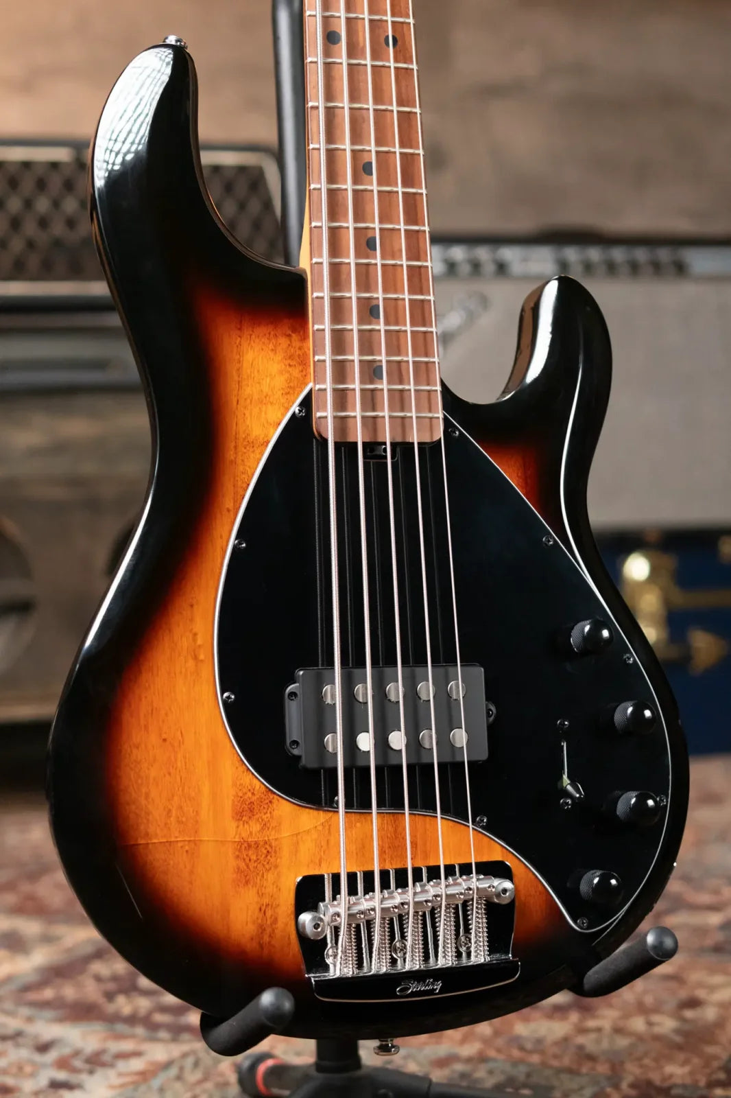 Sterling by Music Man StingRay5 Bass Guitar - Vintage Sunburst - Used