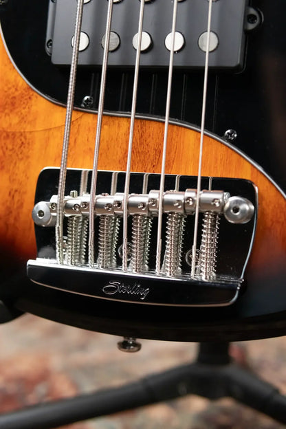 Sterling by Music Man StingRay5 Bass Guitar - Vintage Sunburst - Used