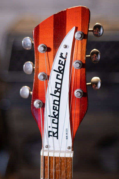 1966 Rickenbacker 375 Fireglo Vintage Semi-Hollow with Rick-O-Sound & Accent Vibrato with Hardshell Case - Used