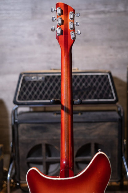 1966 Rickenbacker 375 Fireglo Vintage Semi-Hollow with Rick-O-Sound & Accent Vibrato with Hardshell Case - Used