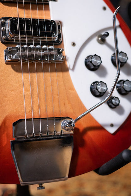 1966 Rickenbacker 375 Fireglo Vintage Semi-Hollow with Rick-O-Sound & Accent Vibrato with Hardshell Case - Used