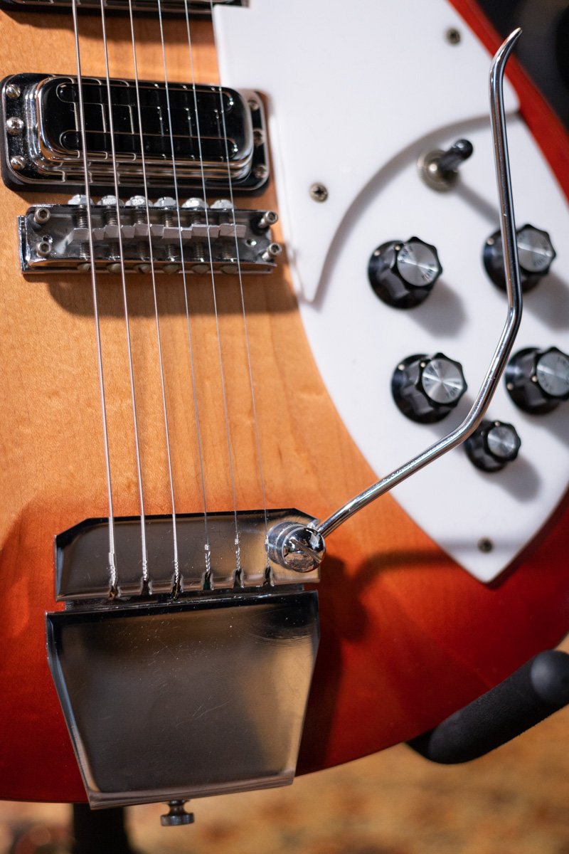 1966 Rickenbacker 375 Fireglo Vintage Semi-Hollow with Rick-O-Sound & Accent Vibrato with Hardshell Case - Used