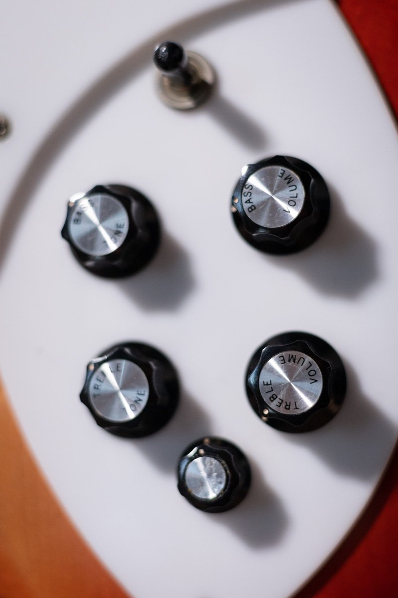 1966 Rickenbacker 375 Fireglo Vintage Semi-Hollow with Rick-O-Sound & Accent Vibrato with Hardshell Case - Used