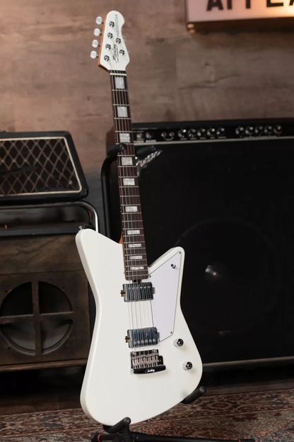 Sterling by Music Man Mariposa Electric Guitar - Imperial White