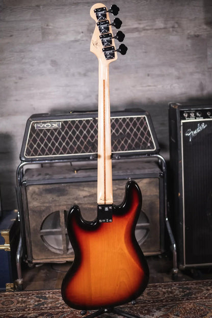 Fender Geddy Lee Jazz Bass - 3-Color Sunburst - Maple Fretboard w/Hardshell Case - Used