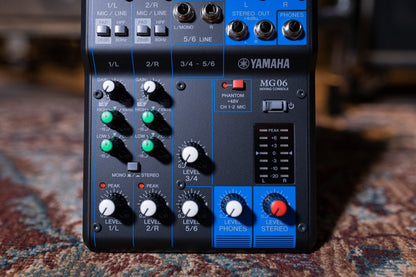 Yamaha MG06 6-Channel Analog Mixer