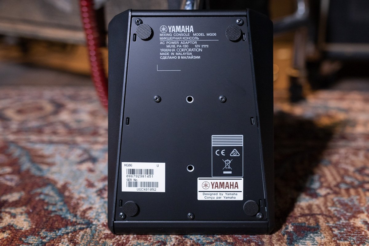 Yamaha MG06 6-Channel Analog Mixer – D-PRE Preamps | Haggerty's Music