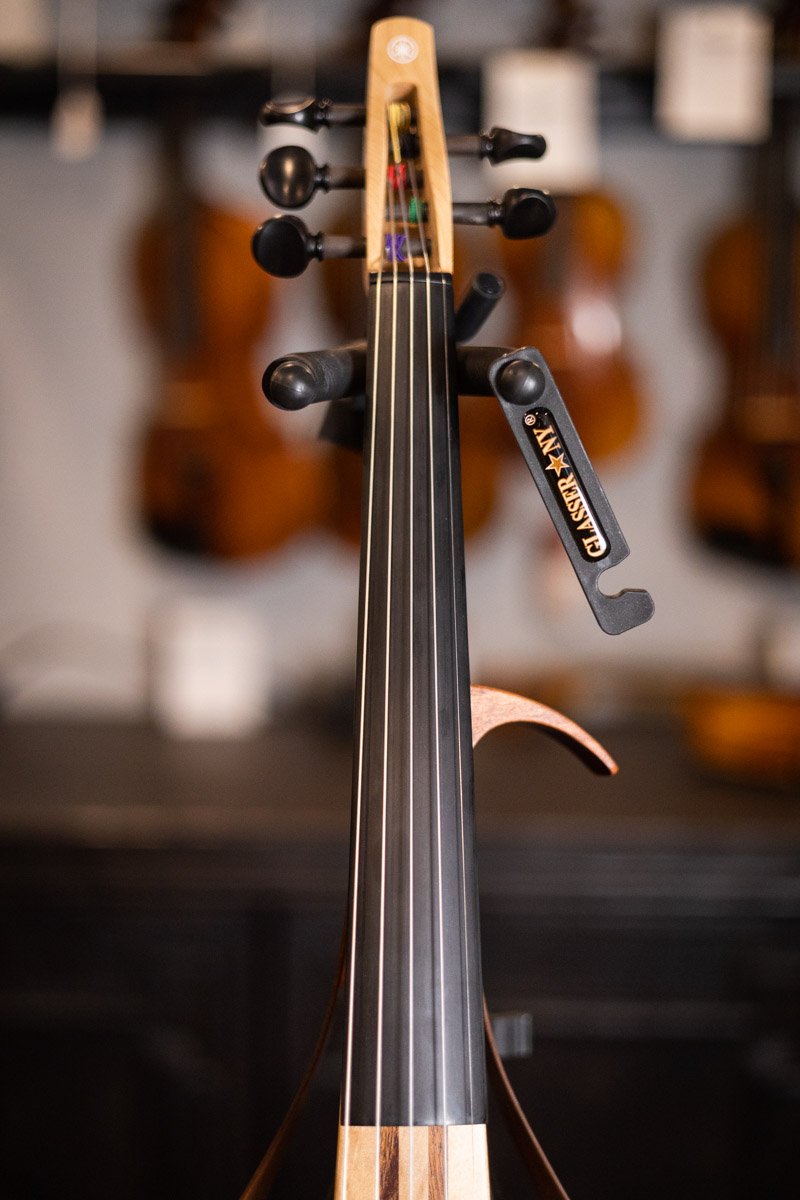 yamaha YEV105NT 5 string electric violin natural finish haggertys 03