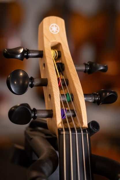 yamaha YEV105NT 5 string electric violin natural finish haggertys 04