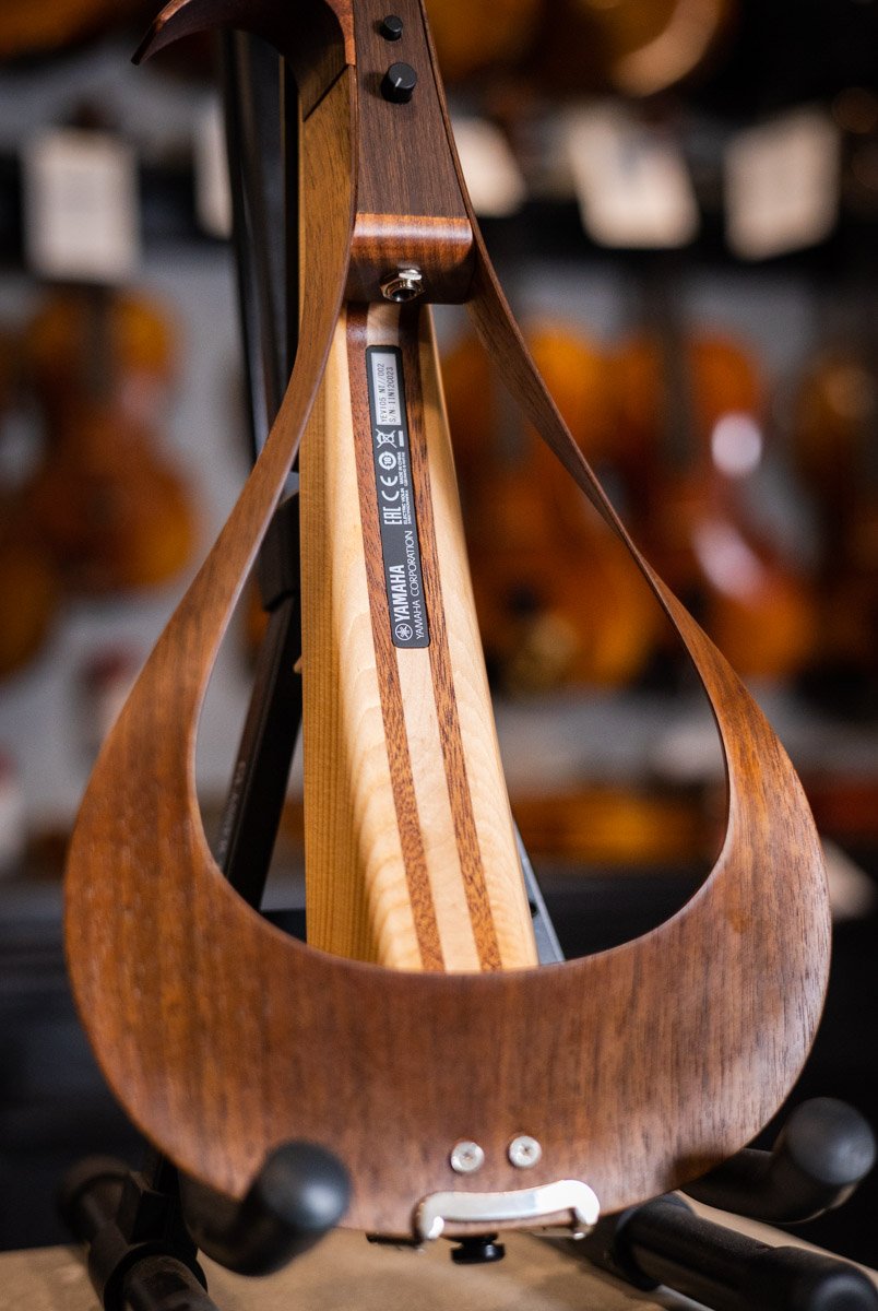yamaha YEV105NT 5 string electric violin natural finish haggertys 08