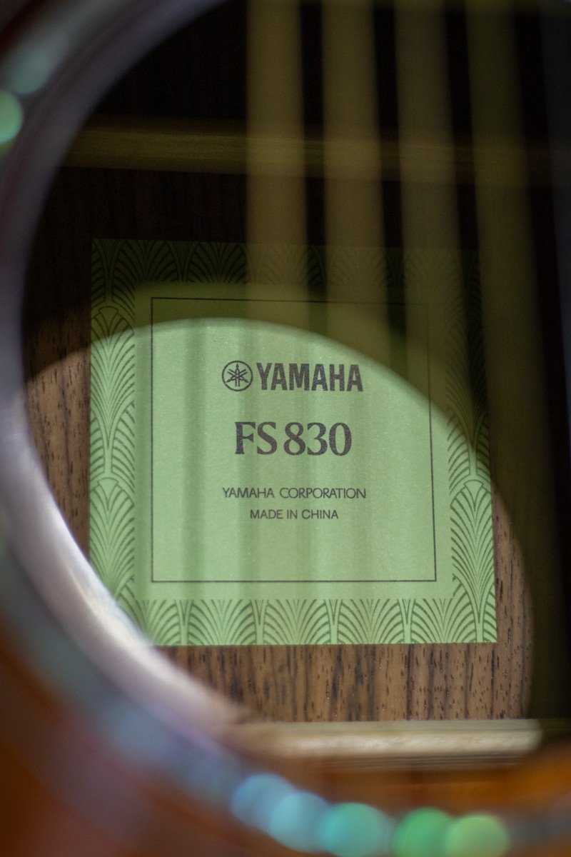 Yamaha FS830 TBS FS Series Acoustic Guitar - Tobacco Brown Sunburst