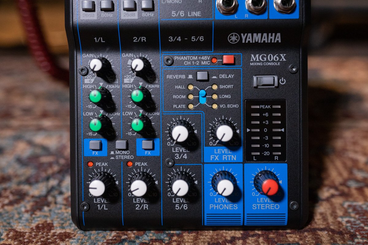Yamaha MG06X 6-Channel Mixer