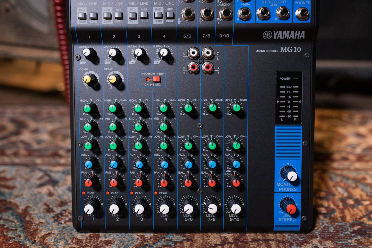 Yamaha 10 Channel Analog Mixer (MG10)